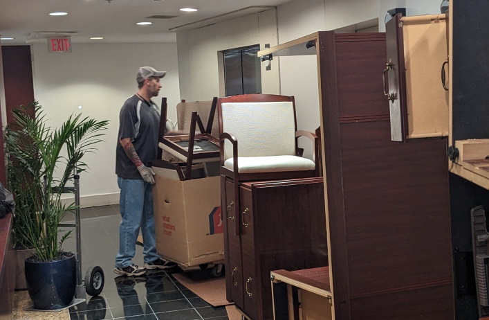 commercial moving furniture